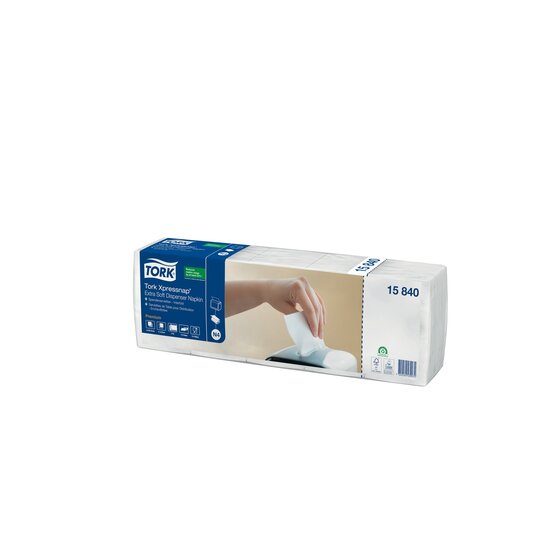 Tork Xpressnap&reg; Extra Zacht dispenserservet N4 wit 8x500st, 4.000st/doos