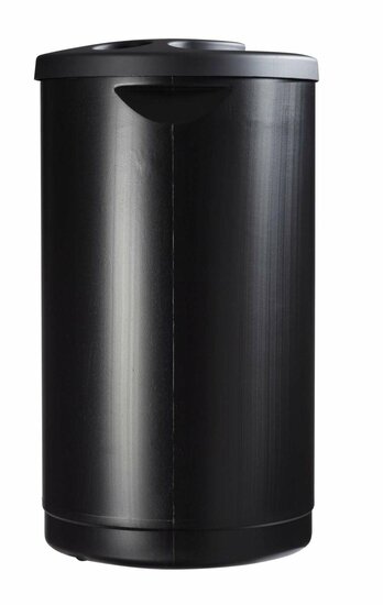 Vuilnisbak-multigob-zwart 25L