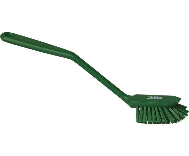 Vikan Medium Vaatborstel Met Schraabrand 280mm Groen