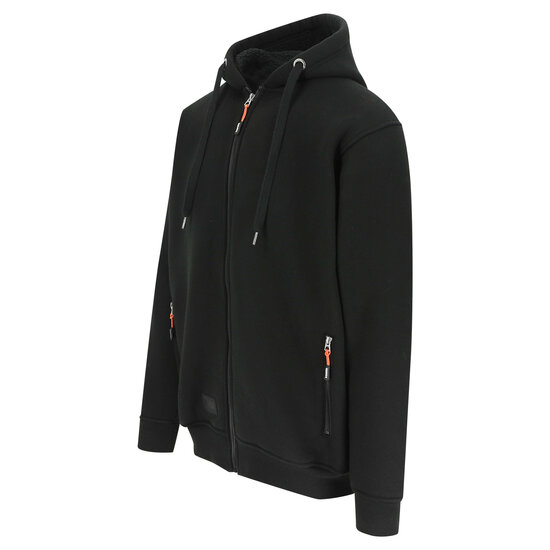 Herock Otis sweater met kap Zwart