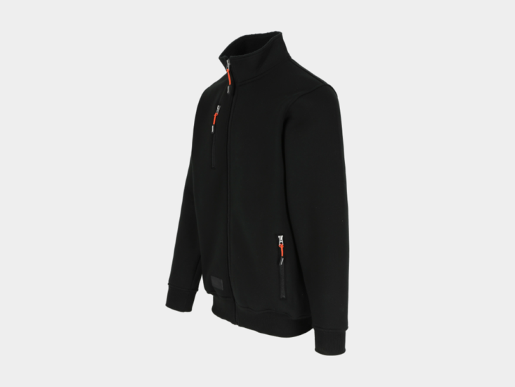 Herock OTAR Sweater met Kraag Zwart