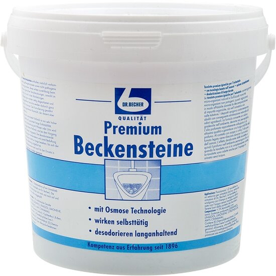 Becher Premium urinoirblokjes 1kg