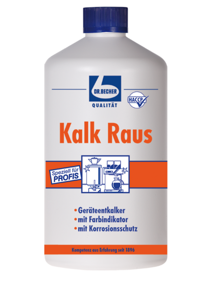 Becher ontkalker met kleurindicator 1L