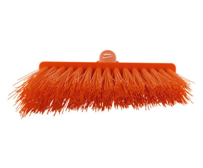 Vikan Harde Hoekbezem Oranje 290mm