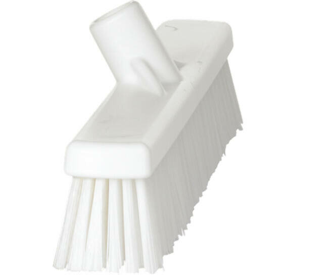 Vikan Hygiene Bezem Combi Zacht/Hard Wit 410mm
