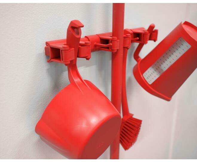 Vikan Hygi&euml;nisch Hi-Flex Ophangsysteem 420mm Rood
