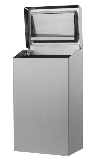 All Care Dutch Bins afvalbak 50 liter gesloten RVS