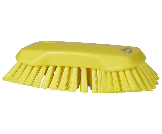 Vikan Hygi&euml;ne Xl Grote Harde Werkborstel 230mm Geel