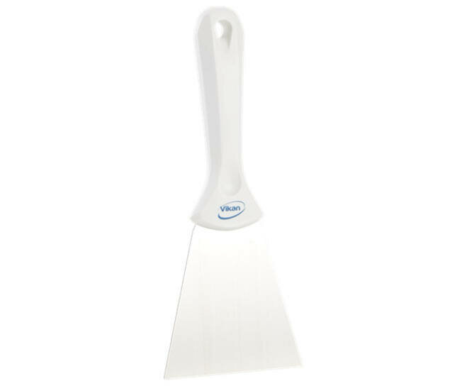 Vikan RVS Handschraper Breed 100mm Wit