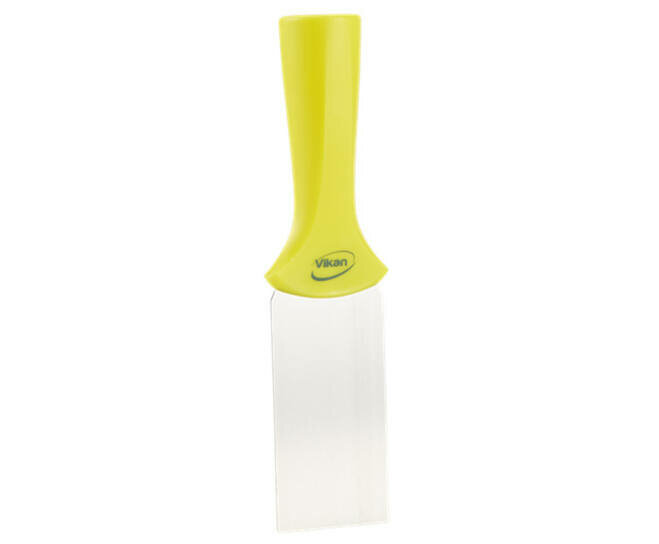 Vikan RVS Handschraper Met Schroefdraad Smal 50mm Geel