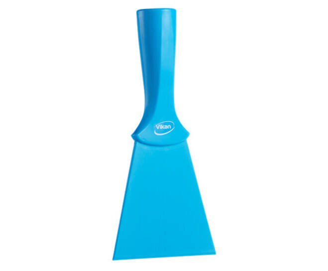 Vikan Nylon Handschraper Met Schroefdraad Breed 100mm Blauw