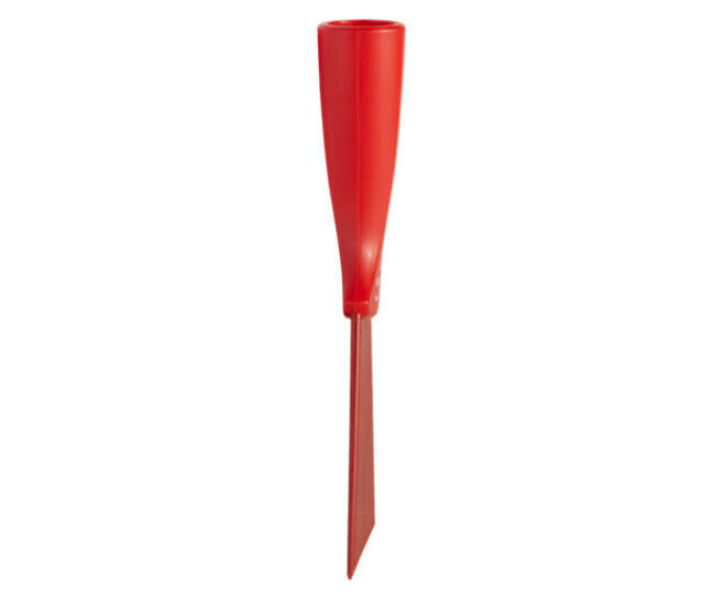 Vikan Nylon Handschraper Met Schroefdraad Breed 100mm Rood
