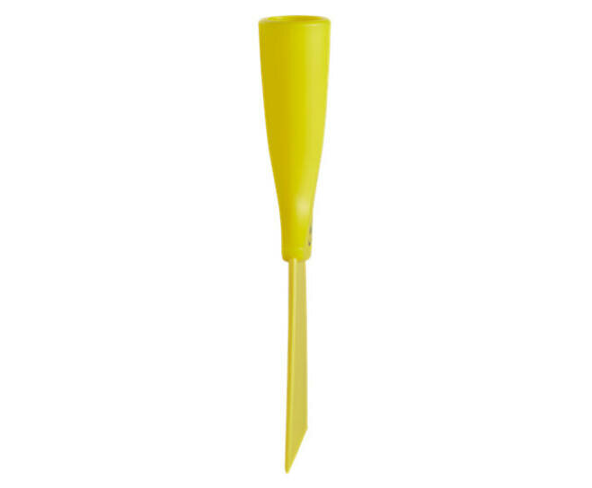 Vikan Nylon Handschraper Met Schroefdraad Breed 100mm Geel