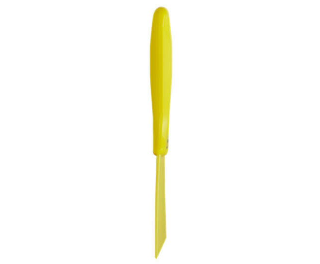 Vikan Nylon Handschraper Breed 100mm Geel