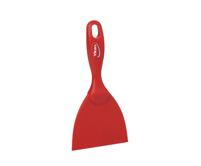 Vikan Metaal En X-ray Detecteerbare Handschraper Breed 120mm Rood