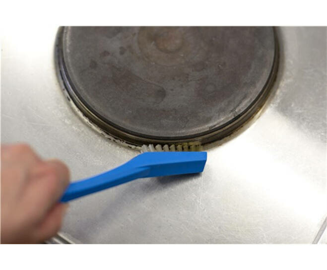 Vikan  Harde PEEK Hittebestendige Precisieborstel 205mm Blauw