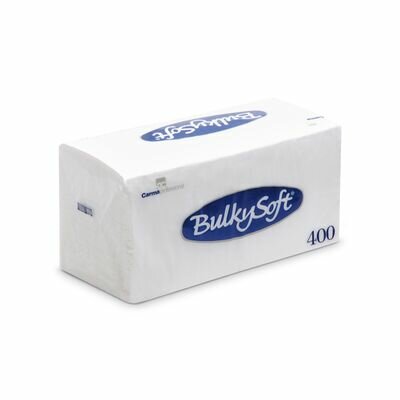 Bulkysoft servetten 1lgs 33x33cm, doos 4000 stuks- Wit