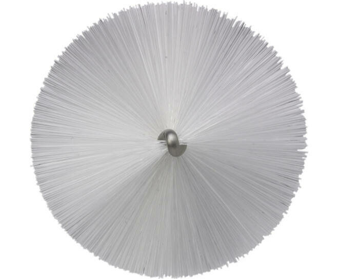 Vikan Pijpborstel Medium Voor Flexibele Kabel &Oslash;60, 200mm Wit
