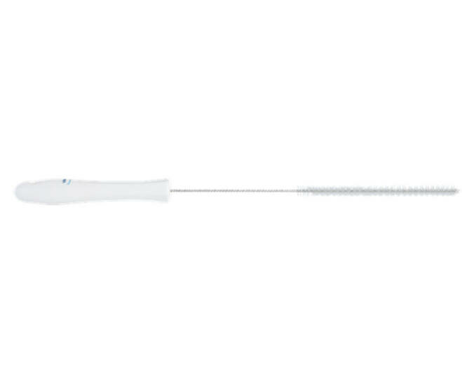 Vikan Smalle Medium Pijpborstel &Oslash;9mm, 370mm Wit