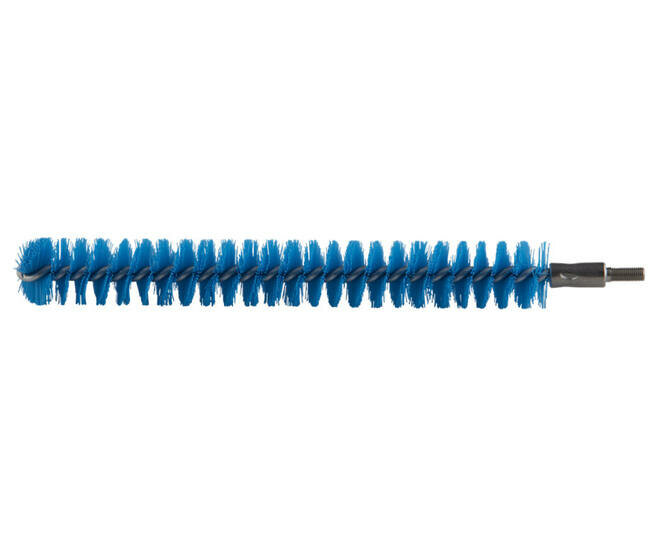 Vikan Pijpborstel Medium Voor Flexibele Kabel &Oslash;20, 200mm Blauw