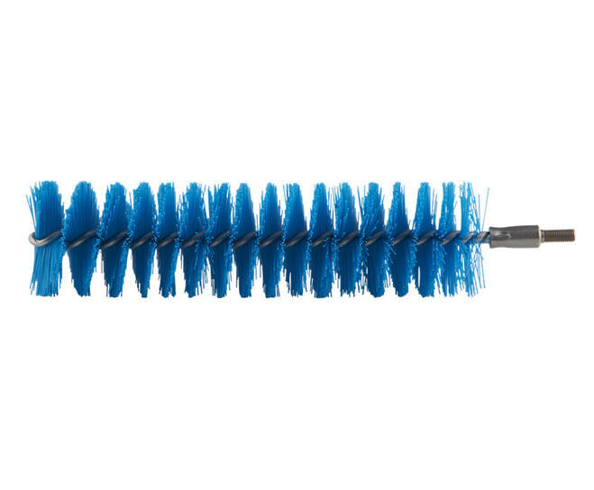 Vikan Pijpborstel Midium Voor Flexibele Kabel &Oslash;40, 200mm Blauw