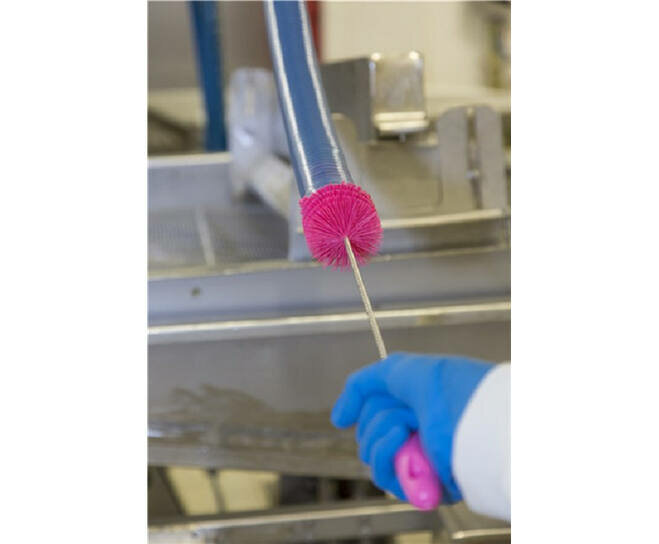Vikan Medium Pijpborstel Met Handvat &Oslash;60, 500mm Roze