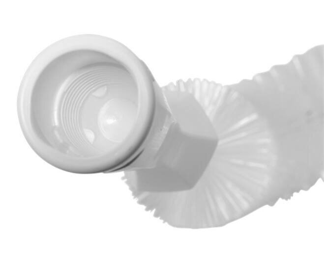 Vikan Medium Buizenborstel Met Handvat &Oslash;55, 360mm Wit