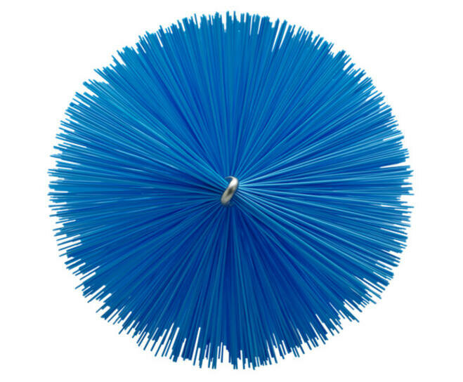 Vikan Pijpborstel Medium Voor Flexibele kabel &Oslash;90, 200mm Blauw