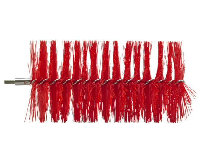 Vikan Pijpborstel Medium Voor Flexibele kabel &Oslash;90, 200mm Rood