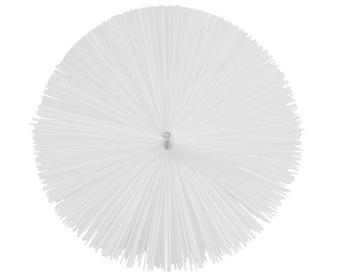 Vikan Pijpborstel Medium Voor Flexibele Kabel &Oslash;120, 210mm Wit