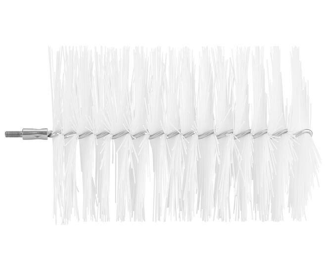 Vikan Pijpborstel Medium Voor Flexibele Kabel &Oslash;140, 210mm Wit