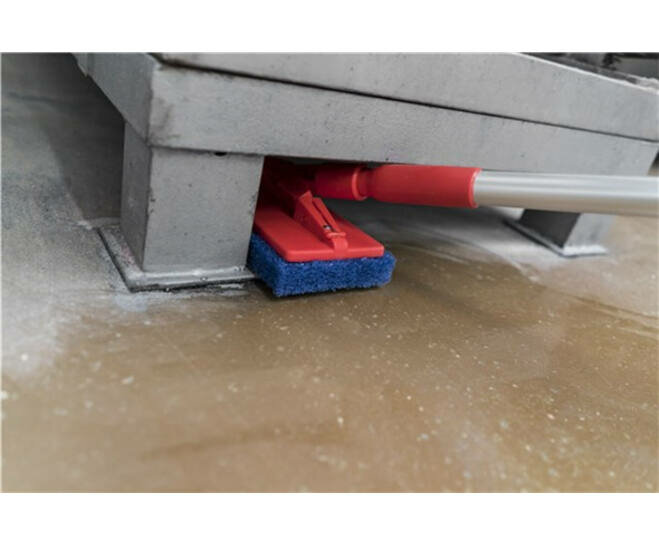 Vikan Hygi&euml;ne Padhouder Steelmodel 230mm Rood