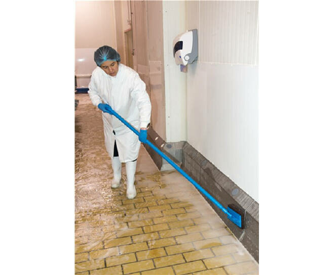 Vikan Hygi&euml;ne  Padhouder Steelmodel 230mm Blauw