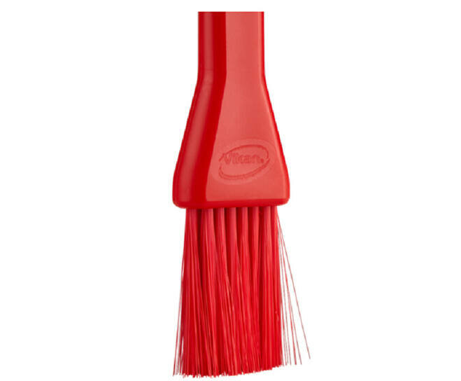 Vikan Zachte Platte Deegborstel 30mm Rood