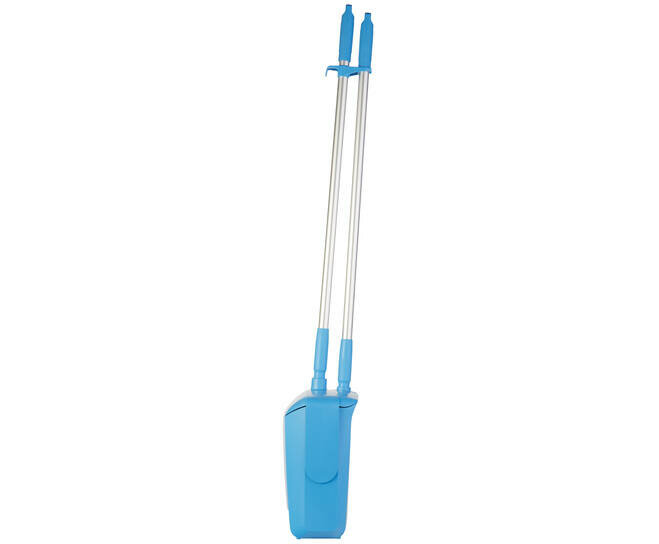 Vikan Afsluitbare Stoffer en Blik Met Bezem 350mm Blauw