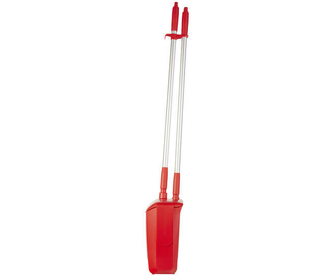 Vikan Afsluitbare Stoffer en Blik Met Bezem 350mm Rood