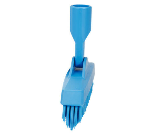Vikan Voegenborstel Flexibele Nek Extra Hard Blauw 225mm