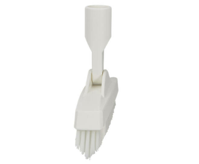 Vikan Voegenborstel Flexibele Nek Extra Hard Wit 225mm