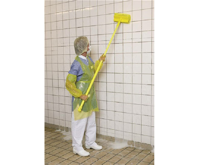 Vikan Hygi&euml;ne Hoekschrobber Medium Geel 265mm