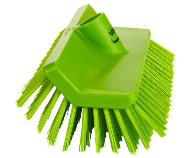 Vikan Hygi&euml;ne Hoekschrobber Medium Limoen 265mm