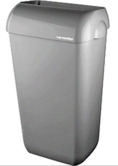 Vendor Afvalbak Kunststof Hoog 43 Ltr Metal