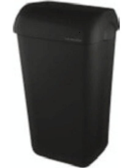Vendor Afvalbak Kunststof Laag 23 Ltr Black
