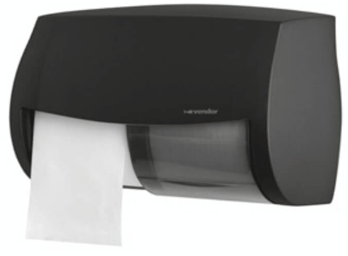 Vendor Toiletroldispenser Horizontaal Black