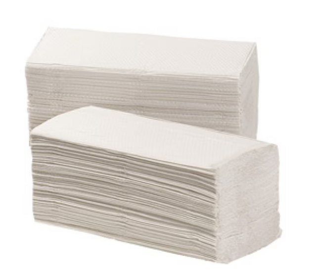 Vendor Vouwhanddoek 1463 Tissue 2-laags Z-vouw 22x24cm - 25 bundels