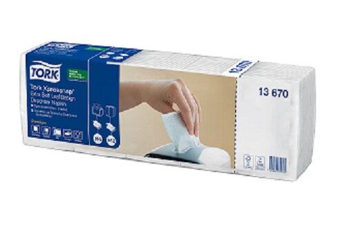 Tork Xpressnap Extra Zachte Dispenserservet Premium N4 2-Laags Wit 22X36cm 8x500st, 4.000st/doos