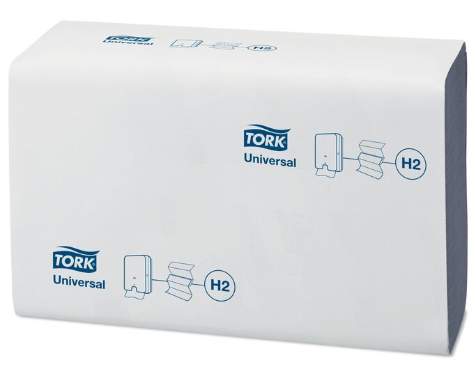 Tork Xpress&reg; Blauwe Multifold Handdoek H2 2-Laags 4740 stuks 20 x 237