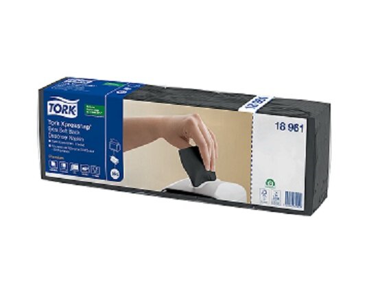 Tork Xpressnap Dispenserservet N4 Zwart 8x1.000st, 8.000st/doos