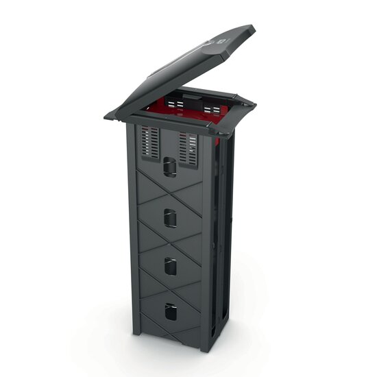 Tork Xpressnap Dispenser In Counter N4 zwart, per stuk
