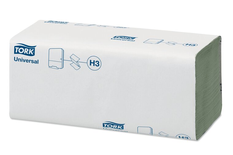 Tork Groene Singlefold Handdoek 20x200st, H3 4.000st/doos