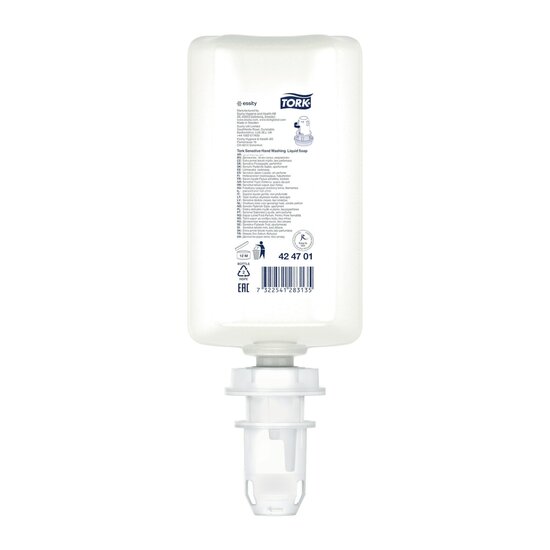 Tork Extra Mild Vloeibare Zeep Premium Zonder Parfum S4 1ltr/flacon 6st/doos
